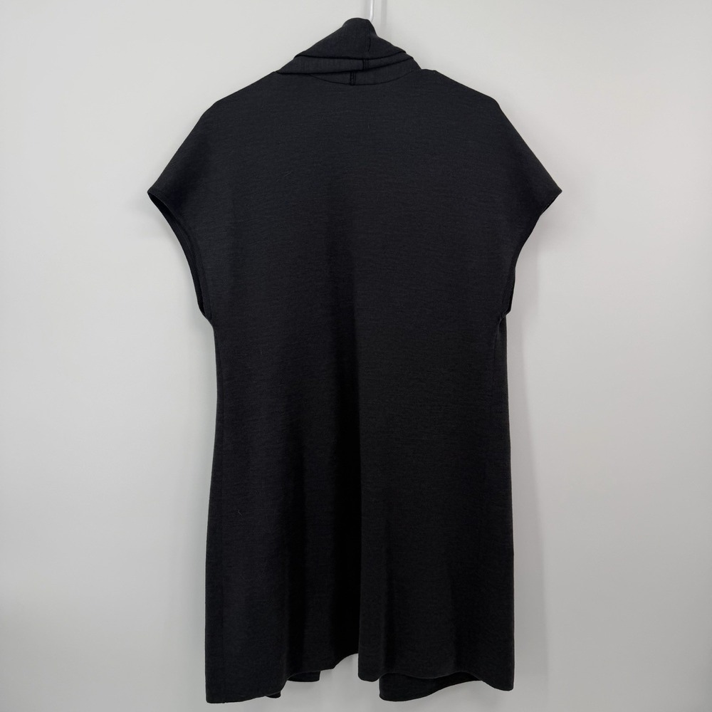 St. John Gray Open Front Cardigan Pockets Womens Size Small *See DESCRIPTION* - Picture 2 of 9